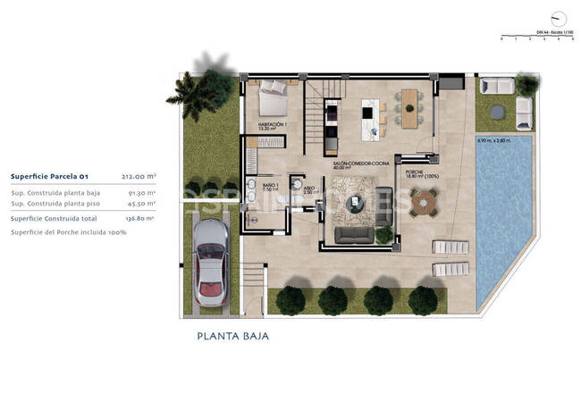 3-bedroom Houses with Swimming Pools in Dolores Alicante 36