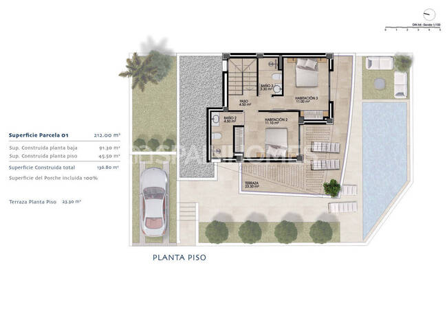 3-bedroom Houses with Swimming Pools in Dolores Alicante 37