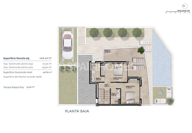 3-bedroom Houses with Swimming Pools in Dolores Alicante 40