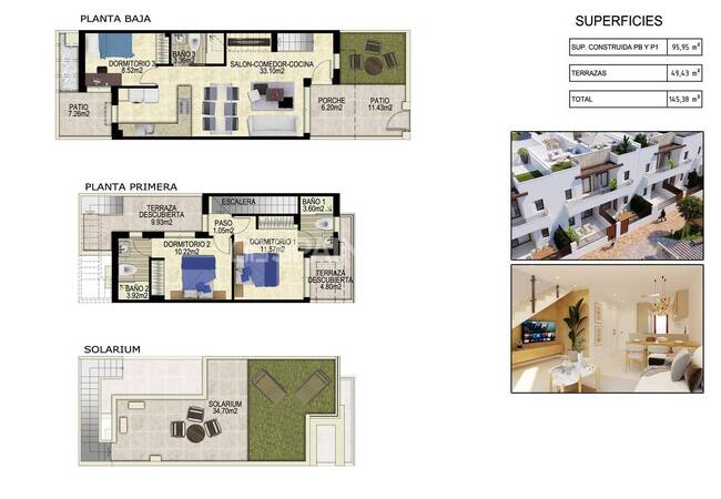 Elegant Townhouses in Vistabella Golf, Orihuela 7