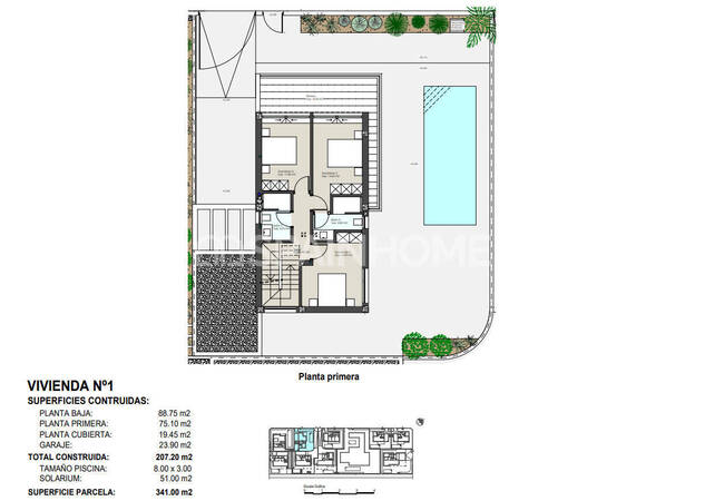 Custom House with Sea Views and Pool in Torre De La Horadada Alicante 7