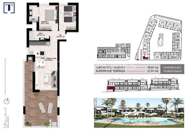 Stijlvolle 2-slaapkamerappartementen Met Terras In Ciudad Quesada 34