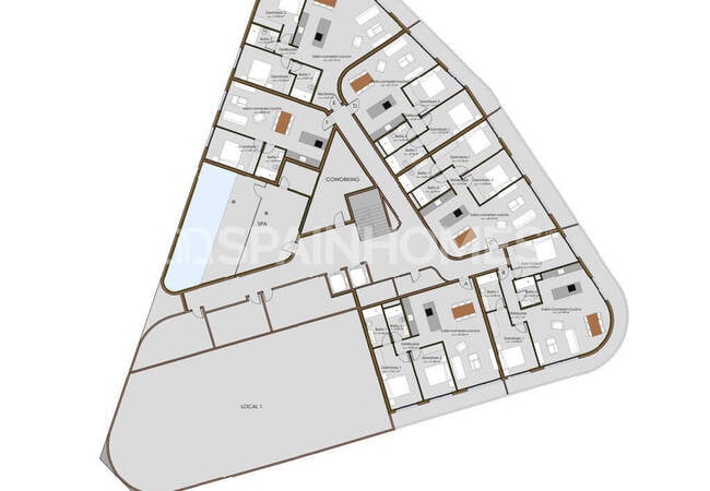 Квартиры с видом на море рядом с пляжем Ареналь-Боль в Кальпе 19