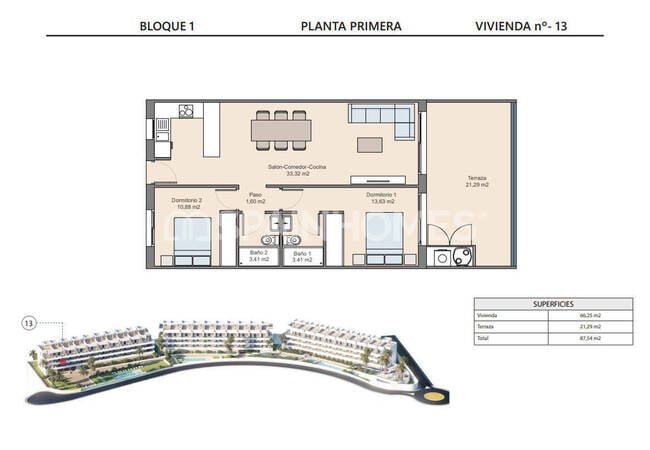 Finestrat, Costa Blanca'da Deniz Manzaralı Şık Daireler 33