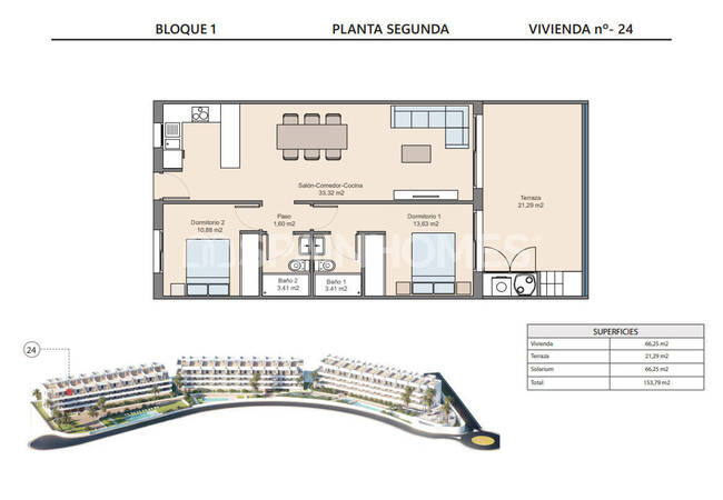 Finestrat, Costa Blanca'da Deniz Manzaralı Şık Daireler 34