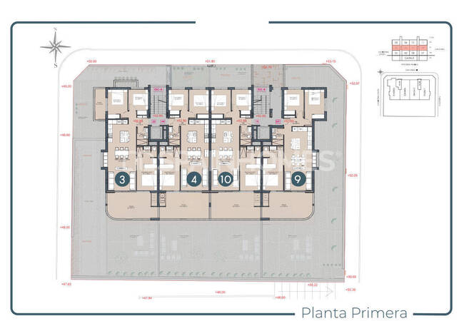 شقق واسعة مع مسبح على السطح في بنيوفار 16