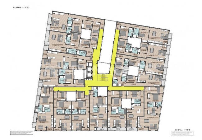 شقق معاصرة مع شرفات في الغورفا 8