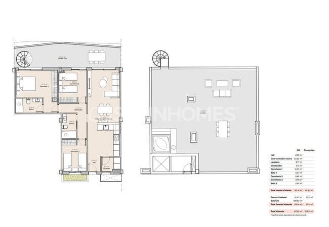 La Nucia Alicante'de Deniz ve Dağ Manzaralı Şık Daireler 27
