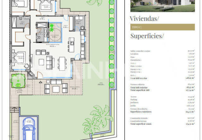 Элегантные дома с дополнительным бассейном на живописных холмах Полопа 15