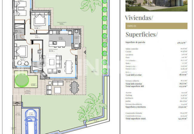 Элегантные дома с дополнительным бассейном на живописных холмах Полопа 16