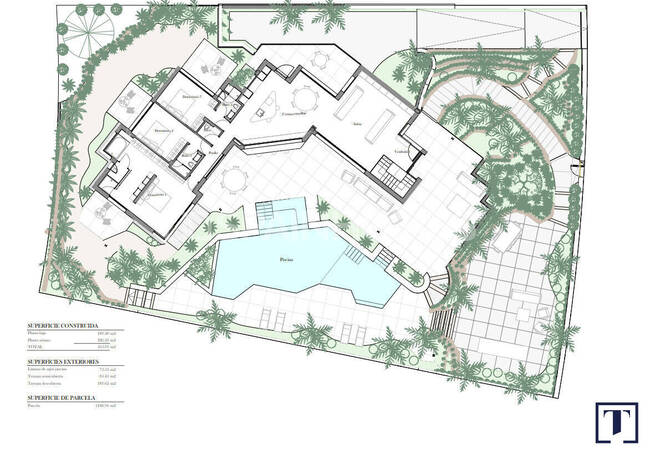 Las Colinas Golf'te Güney-batı Cepheli Şık Ev 32