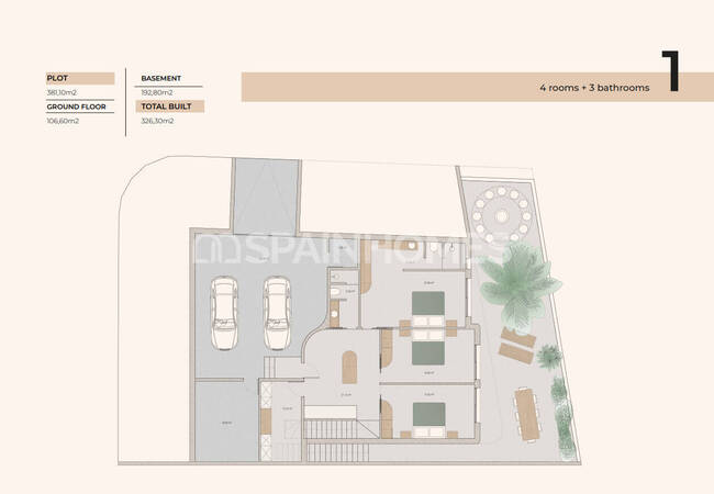 Moderna 3-sovrum Hus Med Pool I Algorfa 25