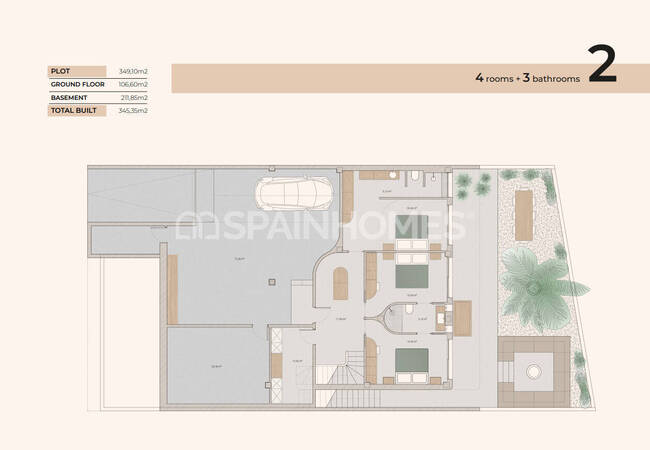 Moderna 3-sovrum Hus Med Pool I Algorfa 27