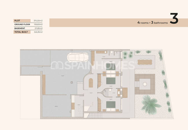 Moderna 3-sovrum Hus Med Pool I Algorfa 29
