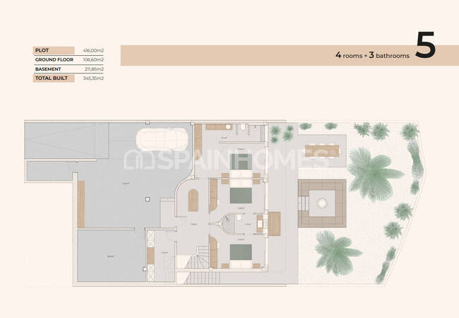 Moderna 3-sovrum Hus Med Pool I Algorfa 33