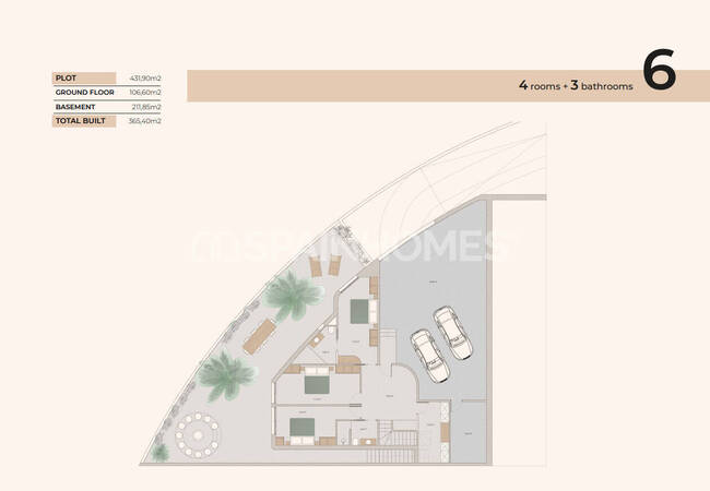 Moderna 3-sovrum Hus Med Pool I Algorfa 35
