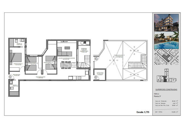 Flats with Rooftop Pool Near the Beach in Santa Pola Alicante 31