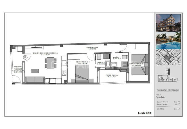 Flats with Rooftop Pool Near the Beach in Santa Pola Alicante 8