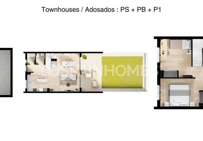 Finestrat'ta Havuzlu Sitede Yarı Müstakil Evler 16