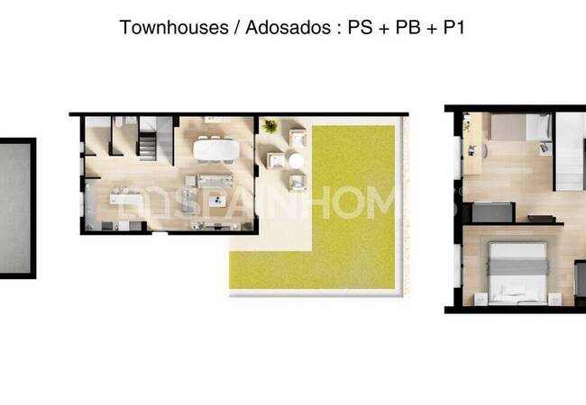 Finestrat'ta Havuzlu Sitede Yarı Müstakil Evler 17