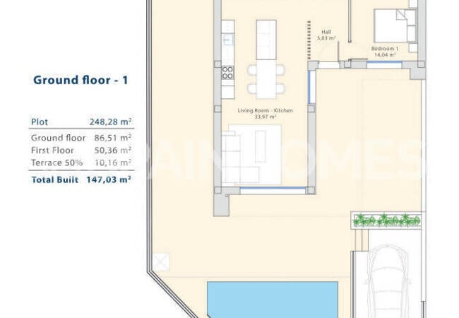 منازل حديثة من 3 غرف نوم مع مسبح خاص في دولوريس 30