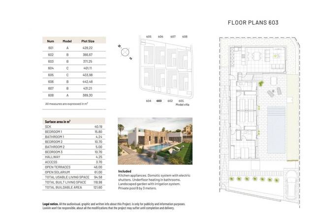 Vistabella Golf Algorfa’da Özel Havuzlu 3 Yatak Odalı Villalar 10