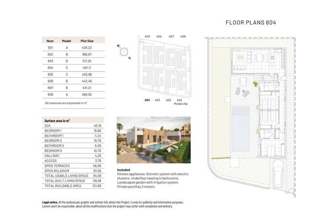 Vistabella Golf Algorfa’da Özel Havuzlu 3 Yatak Odalı Villalar 11