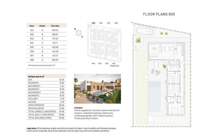 Vistabella Golf Algorfa’da Özel Havuzlu 3 Yatak Odalı Villalar 12