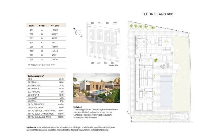 Vistabella Golf Algorfa’da Özel Havuzlu 3 Yatak Odalı Villalar 15