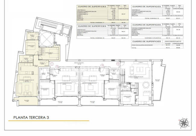 Torrevieja'da Plaja Yakın Sitede 1+1, 2+1 ve 3+1 Daireler 23