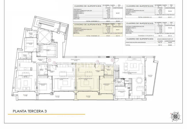 Torrevieja'da Plaja Yakın Sitede 1+1, 2+1 ve 3+1 Daireler 25