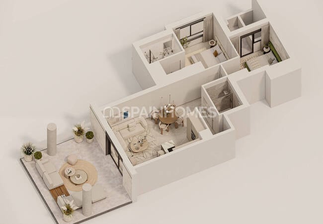 Pisos De 2 Y 3 Dormitorios Con Vistas Al Mar En Calpe 34