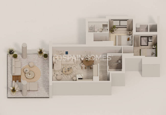 Pisos De 2 Y 3 Dormitorios Con Vistas Al Mar En Calpe 35