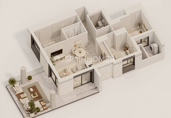 Pisos De 2 Y 3 Dormitorios Con Vistas Al Mar En Calpe 36