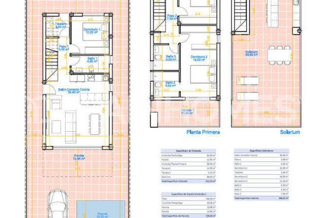 Виллы с 3 спальнями и частными бассейнами в Пилар-де-ла-Орадада 10