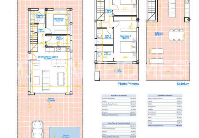 Виллы с 3 спальнями и частными бассейнами в Пилар-де-ла-Орадада 11