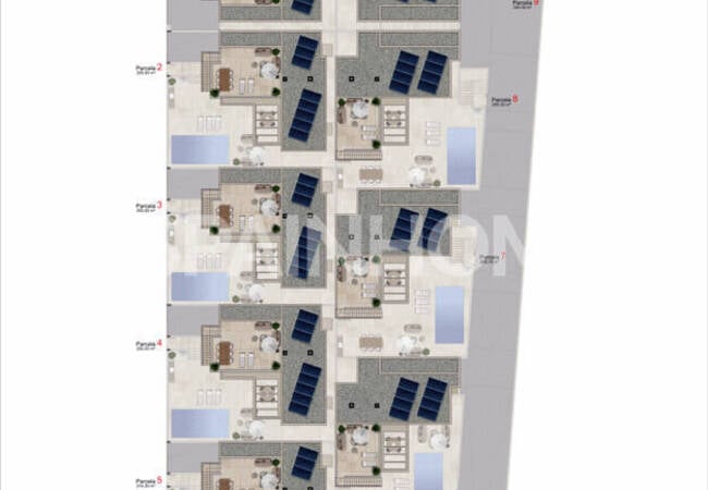 Виллы с частными бассейнами и садами в Аликанте, Рохалес 15