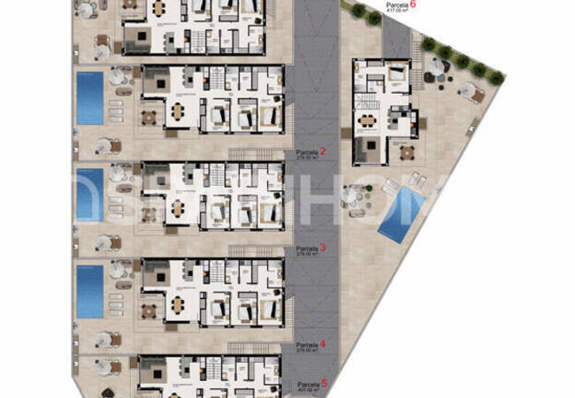 Виллы с частными бассейнами и садами в Аликанте, Рохалес 17