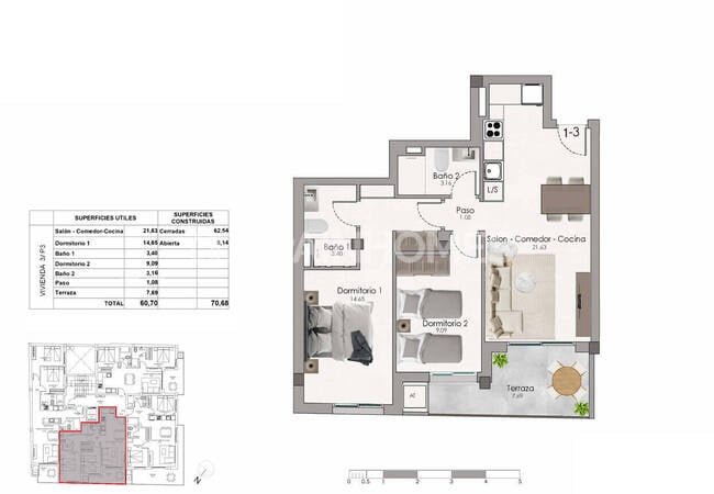 Alicante Santa Pola'da Ortak Havuzlu Sitede 2+1 Daireler 12