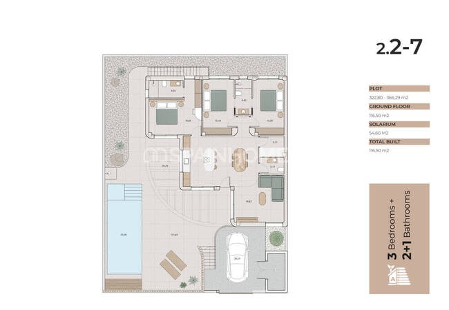 Fristående Golfvillor Med Privat Pool I Algorfa Alicante 17