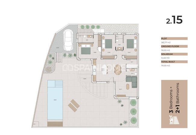 Fristående Golfvillor Med Privat Pool I Algorfa Alicante 27