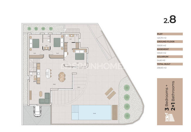 Fristående Golfvillor Med Privat Pool I Algorfa Alicante 19