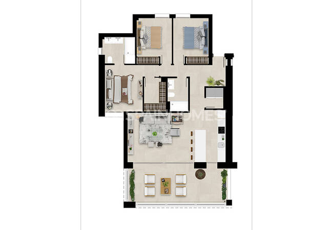 Cádiz Apartments with Effective Thermal and Acoustic Insulation