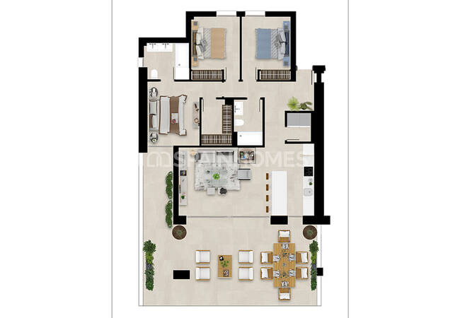 Cádiz Apartments with Effective Thermal and Acoustic Insulation