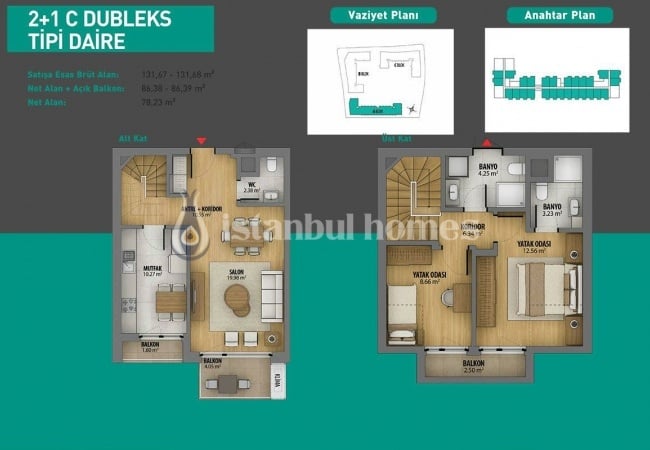 Smart Apartments in Istanbul with Variety of Facilities 53