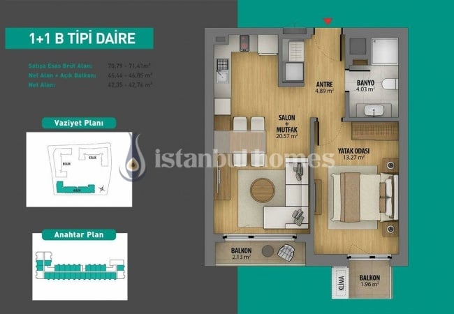 Smart Apartments in Istanbul with Variety of Facilities 45