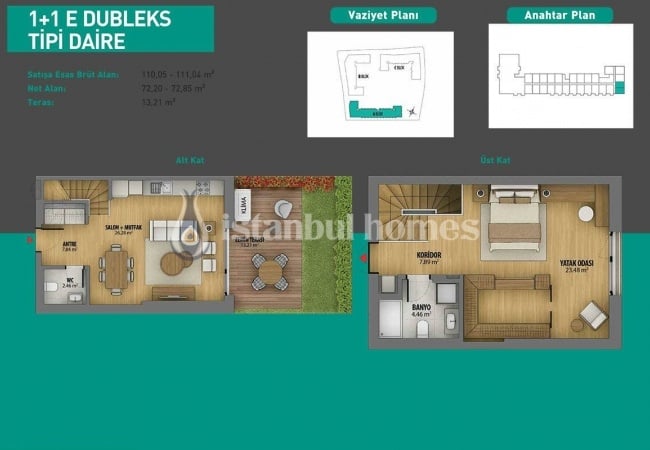 Smart Apartments in Istanbul with Variety of Facilities 48