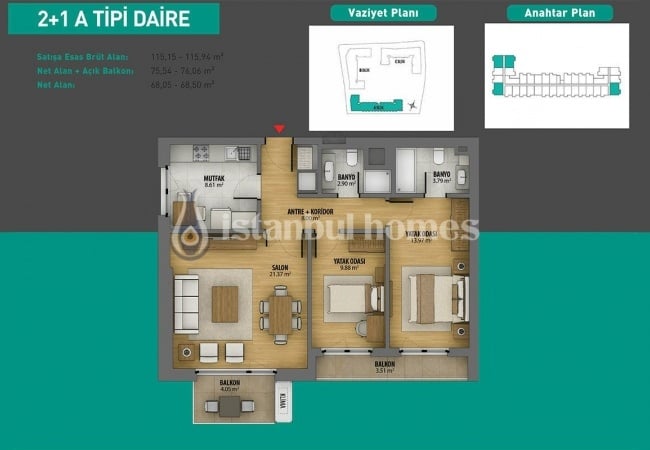 Smart Apartments in Istanbul with Variety of Facilities 51