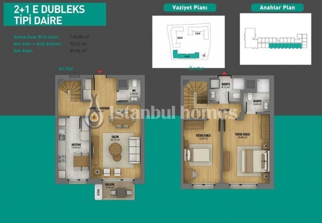 Smart Apartments in Istanbul with Variety of Facilities 55
