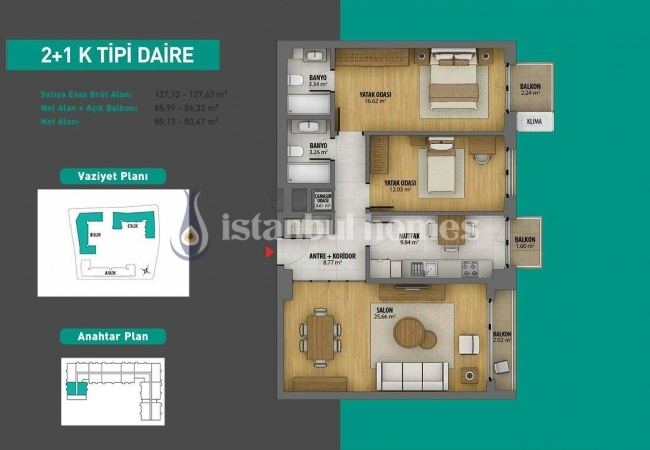 Smart Apartments in Istanbul with Variety of Facilities 58